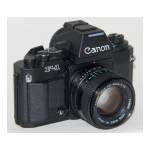 Canon F-1 Mode d'emploi