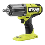 RYOBI PBLIW01B 18V ONE+ HP Brushless 4-Mode 1/2" High Torque Impact Wrench Repair Sheet
