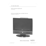 AEG CTV 4807 DVD Instruction manual