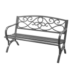 Maypex 300039-V2 Steel Outdoor Patio Bench Use and Care Manual