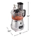 Hamilton Beach 70820 Stack & Snap 8-Cup 3-Speed Silver Food Processor User guide