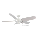 Unbranded 8239204496 Replacement Natural Oak Ceiling Fan Blade for 56 in. Altura Fan Only Installation Guide