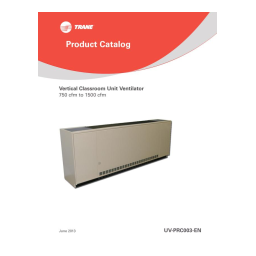 Trane VUVE VUV Installation Manual | Manualzz