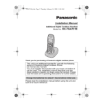Panasonic KXTGA731E Operating Instructions