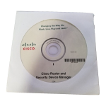 Cisco Router and Security Device Manager 2.5 User manual