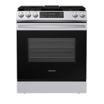 Samsung NX60T8311SS/AA 6.0 cu. fr. Gas Range with Fan Convection in Stainless Steel Installation Manual