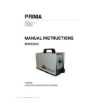 Prima MICROCAR 28 Manual Instructions