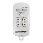 Universal Remote Control R2-Mini Operating Instructions