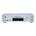 Sony MiniDisc Recorder MDS-JB980 S Datasheet