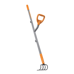 Ergie Systems ERG-CLTV45 54 in. Steel Shaft Garden Soil Cultivator Instructions