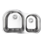 MSI Undermount Stainless Steel 31 in. 0-Hole Double Bowl Kitchen Sink installation Guide
