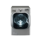 LG WM8100HVA TWINWash 5.2-cu ft High Efficiency Stackable Steam Cycle Front-Load Washer ENERGY STAR Dimensions Guide