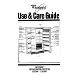 Whirlpool ED20PK Refrigerator Use and care guide