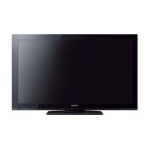 Sony KDL-55BX520 Flat Panel Television Operating instructions