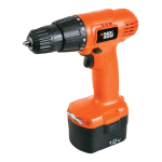 Black&amp;Decker CD121K CORDLESS DRILL Type H1 instruction manual