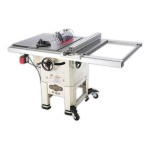 Shop Fox W1837 10" 2 HP Open-Stand Hybrid Table Saw Owner's Manual