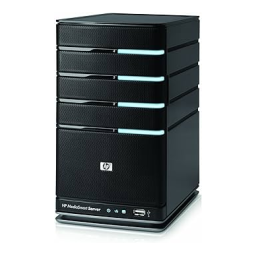 HP MediaSmart Server EX490 Setup Guide | Manualzz
