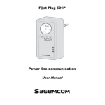 SAGEMCOM F@st Plug 501 P Duo Guía de inicio rápido