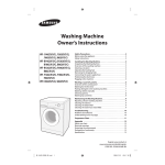 Samsung WF-J1262 User manual