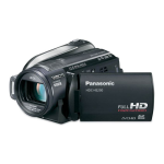 Panasonic HDC-HS250P Camcorder User manual