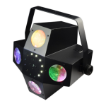 AFX Light COMBO-WASHFX DMX-CONTROLLED COMBINED LED + WASH + RG LASER LIGHT EFFECT Instruction manual