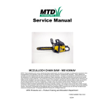 McCulloch MS1436NAV Service manual