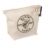 Klein Tools 5539NAT 10 in. Consumables Natural Canvas Zipper Bag Instructions