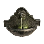 Teamson Home VFD8433 Outdoor Lion Head Wall Fountain Use & care guide