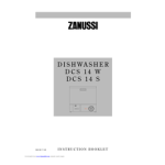 ZANUSSI DCS14S SILVER  Instruction Booklet