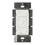 Lutron TGCL-153PH-WH Toggler Single-Pole/3-Way White LED Toggle Light Dimmer Use and Care Guide