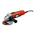 Black &amp; Decker Q505 4-1/2 quantum pro grinder Instruction Manual