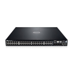 Dell S60 44 port 10/100/1000 Base-T with 4 SFP ports and 2 modular slots, S60 44 port 10/100/1000 Base-T with 4 SFP ports, 2 modular slots, 1 AC PSU and 1 fan subsystem, S60 with airflow from the I/O panel to the PSU Installation Manual