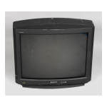 Sony KV-32S22 Direct View Large Screen Television Operating instructions