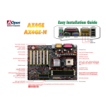 AOpen AX4GE Tube-G, AX4GE-N Easy Installation Manual