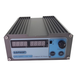 Gophert CPS Series, CPS-6011 User Manual | Manualzz