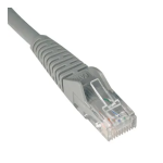 Tripp Lite Cat6 Gigabit Snagless Molded Patch Cable (RJ45 M/M) - Gray, 6-ft. Ficha de datos