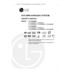 LG LF-KW6945X Owner's manual