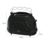 Clatronic TA 3565 Automatic Toaster grey Instruction manual