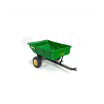 John Deere 450 lb. 7 cu. ft. Tow-Behind Poly Utility Cart Instructions / Assembly