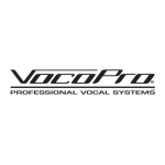 VocoPro DVX-580G Owners manual