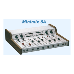 Autogram Mini-Mix 12A, Mini-Mix 8A Instruction Manual | Manualzz