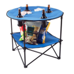 Wakeman Outdoors HW4700056 2-Tier Folding Camping Table Instructions