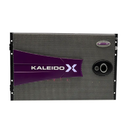 Miranda Kaleido-X User manual | Manualzz
