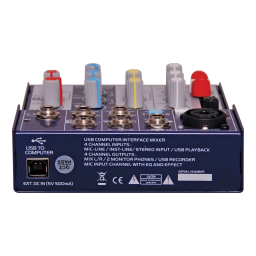 Redback A2548 4 Channel Mixer Instructions | Manualzz