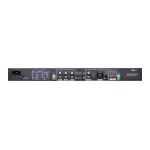 Redback A4235 Compact 1RU Public Address (PA) Mixer 100V Amplifier 30W Instructions