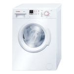 Bosch WAB28161GB 1400 rpm 6 kg Washing machine, front loader Serie | 2 Instruction manual