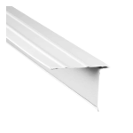 Gibraltar Building Products CAD12-WH 12 ft. Aluminum Birch White Drip Edge Flashing Instructions