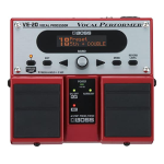 BOSS VE-20 Vocal Processor Manual | AI Chat &amp; PDF Download
