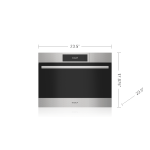 Wolf CSO2450TEST 24 Inch Single Steam Wall Oven Spec Sheet