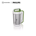 Philips Daily Collection Soy milk maker HD2052/02 Quick start guide